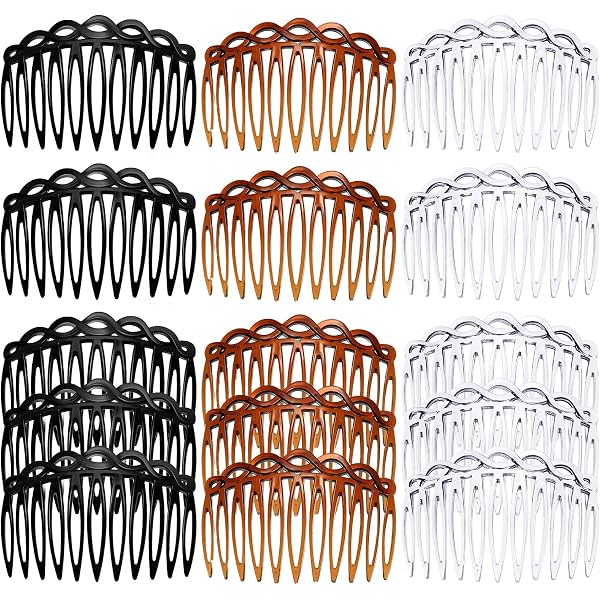5 Metall-Haarkämme Zum Stecken – 20 Zähne, Silber, Für Hochzeit, Party & Elegante Frisuren