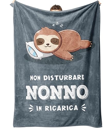 Coperta Di Flanella Per Nonna - 50x60 Pollici, Morbida E Divertente - Regalo Perfetto Per Compleanni, Natale O Festa Della Mamma