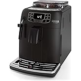 Gaggia Velasca Black Macchina da Caffè Automatica per Espresso e Cappuccino, Caffè in Grani o Macinato, RI8260/01, 1000W, Bla