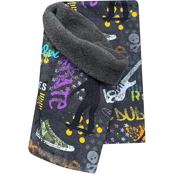 Scaldacollo Extra Lungo Per Bambini - Long Loop MAXI In Maglia Morbida, Motivi Colorati - Foto 10