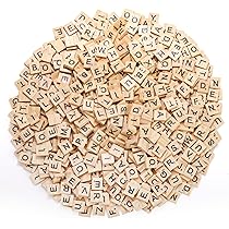 Magicfly Scarabeo Gioco Da Tavolo, 1000 Pezzi Di Lettere Scarabeo