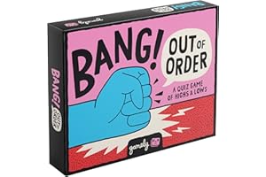 GAMELY Bang Out Of Order | The brilliant ‘push your luck’ quiz game | A family friendly party game for children, teens & adults | 2+ players