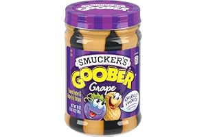 Smucker's Goober jordnötssmör och druvgelé ränder - 500 ml glasburk