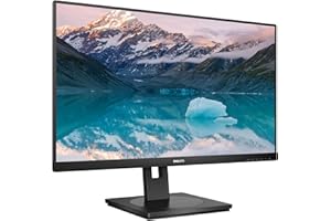 ‎PHILIPS MONITORS Philips 242S9JML - 24 Zoll Full HD Monitor, höhenverstellbar, Laustprecher (1920x1080, 75 Hz, VGA, DVI, HDMI, DisplayPort, USB Hub) schwarz