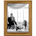 CABBEL Cadre photo 30x40 cm Or – Style Baroque Vintage – Pour affiches, photos et certificats – Verre acrylique incassable –