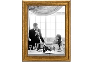 CABBEL Cornice portafoto 30x40 cm, in argento vintage, stile barocco elegante, con vetro acrilico infrangibile – per poster, foto o certificati – perfetta per soggiorno, ufficio o galleria