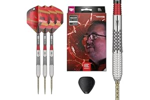 Target Darts Stephen Bunting G5 95% Tungsten Dart Set, Stahlspitze Swiss Point Darts | Player Edition Darts mit Schweizer Punkten, 18G/22G/23G/25G Professionelles Dart-Set, inklusive Swiss Point Tool