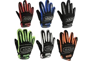 GENERIC EDGE STORM KIDS MOTOCROSS GLOVES - Motorcycle Childrens Off-road Mx Sports Quad Enduro Dirt Bike Kart Trials MTB BMX Race Junior Gloves