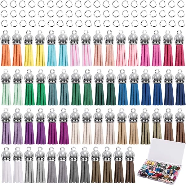 15 Porte-clés En Cuir Tressé - 15 Couleurs, Cuir PU Et Alliage Zinc - Longueur 11 Cm, Anneau 3 Cm