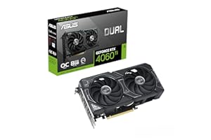 ASUS Dual GeForce RTX™ 4060 Ti OC Edition 8GB GDDR6 (PCIe 4.0, 8GB GDDR6, DLSS 3, HDMI 2.1, DisplayPort 1.4a, Axial-tech Fan Design, 0dB Technology, and More)