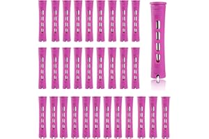 Honicemar Set di 30 bigodini permanenti per capelli lunghi e corti – aste grandi onde fredde da 1,9 cm, strumenti per arricciatura fai da te per acconciature naturali, aste arricciacapelli per capelli