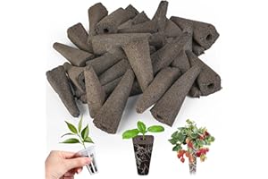 VEGOATY 50 esponjas de cultivo de repuesto, esponjas de crecimiento hidropónico, manguitos de inicio de semillas, repuesto para crecimiento de raíces, esponja para sistemas de cultivo hidropónico, kit de
