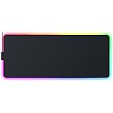 Razer Strider Chroma - سجادة ماوس ألعاب هجينة مع Razer Chroma RGB (هجينة ناعمة/صلبة غير لامعة، منطقة إضاءة 19 Chroma RGB،