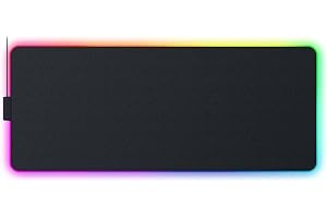 ‎RAZER Razer Strider Chroma - Hybrid-Gaming-Mauspad mit Razer Chroma RGB (Hybrid-Mauspad, 19 RGB Beleuchtungszonen, XL-Format, Rutschfeste Unterseite) Schwarz