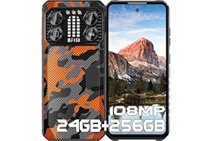 IIIF150 B2 Pro Outdoor Smartphone 10000mAh, Android 13 Outdoor Handy Ohne Vertrag, 24GB+256GB (1TB TF) Baustellenhandy, 108MP+24MP Nachtsicht, 120Hz 6.78" FHD+, G99/ IP68/69K /Dual SIM 4G/NFC/OTG
