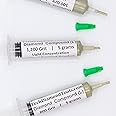 TechDiamondTools Set of 3 Diamond Lapping Paste Polishing Compound 500 800 1200 Grit Lapidary Paste for Rock Glass Metal Jewelry Resin Marble with 10% of Diamond Powder USA Made