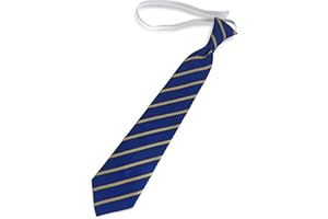Great British Tie Club Child's Elastic Single Stripe School Ties (Infant/Primary Size)