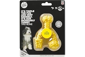 TASTY BONE TASTYBONE Small Trio Bone Nylon Chicken, Bianco
