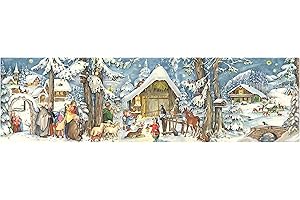 Adventskalender "Am Stall": Papier-Adventskalender