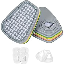 Filtri Maschera Antigas AirGearPro F-500 - Protezione Gas E Polvere, Classe A1P2 - Foto 3