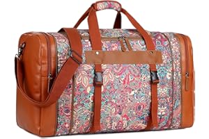 BAOSHA HB-03 Sac de voyage pour femme - Sac de voyage pour femme - Sac de nuit pour le week-end et la nuit, H, décontracté