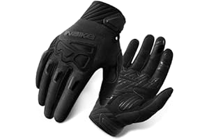 INBIKE Guantes Ciclismo Hombre Largo Guantes Bicicleta Carretera Pantalla Táctil Acolchado Antideslizante, Unisex Adulto