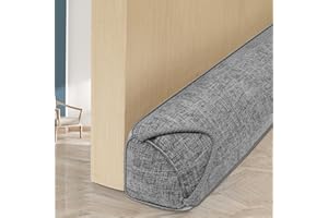 ‎HOOTOWN HooTown Zugluftstopper für türen, 102cm Schwerer Zugluftstopper tür Zugluftstopper Windstopper Türluftstopper für Schutz Zugstopper Türluftstopper Haustür Kältestopper für Türen & Fenster, Grau