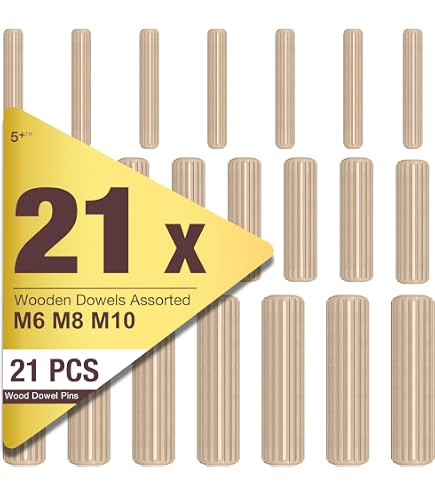 22Pcs Dowel Pin 8mm X 18mm Shelf Support Pin 304 Stainless Steel