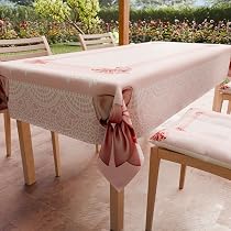 PETTI Artigiani Italiani – Runner Tavola In Cotone 40x140 Cm – Cerchio Blu – 100% Made In Italy - 5
