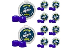 Putty Buddies Super Soft Comfortable Original Swimming Earplugs for Kids (Block Water) 10-Pair