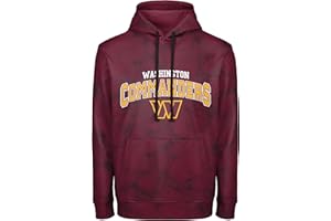 FOCO NFL Men's Officially Licensed Big Logo Wordmark Camo Performance Game Day Team Color Pullover Sweatshirt Hoodie