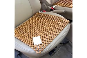 Rurunklee Universa_l - Cuscino per seduta in perline di legno, 43,5 x 43 cm