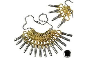 JEWELLERS TOOLS (PWK) Set Of 14 Pocket Watch Keys Size 00-12 : Tools Winder Vintage Winder Key (40)