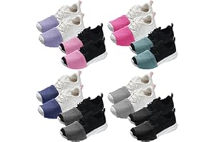 HAYSANDY 8 Pairs Socks for Dancing on Smooth Floors Dance Socks over Sneakers Dance Shoe Covers for Dancers Women