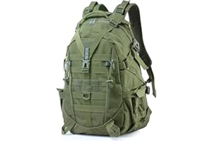 JOVELL Mochilas de Marcha - Mochila Tácticas Militar Impermeable 25L Capacidad Nylon 900D Múltiples Bolsillos para Senderismo Acampada, Montañismo, Caza, Aire Libre Ciclismo y Más