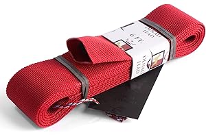 Denali Lead 1.5 Inch Tubular Webbing (Nylon, 1-1/2inch) (6 ft, Red)