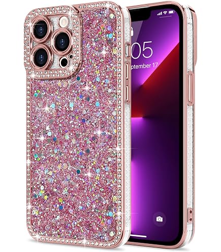 IMEIKONST Glitzer-Handyhülle Mit Flüssig-Treibsand-Effekt Für IPhone 16 Plus – Stoßfest & Klar