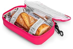 PracticDomus Porta Bocadillos Infantil Termoinsulado Iris Barcelona Modelo Kids. Color Rosa