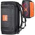 Binsuca Speaker Bag Rugged Speaker Bag Carry Case Compatible with JBL Party Box Series, Portable Speaker Carry Tote Bag Backpack (For JBL Partybox 110 bag)
