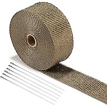 Uitlaatslang 25 mm voor stroomgenerator, 300 cm, voor noodstroomaggregaat, uitlaatbuis, staande verwarming met 4 clips, hittebeschermingsslang, hittebescherming, uitlaat