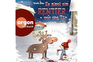 Es niest ein Rentier vor der Tür