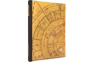 SD toys Libreta con Luz Harry Potter Mapa Merodeador, Color Marrón, Dimensiones 15 x 20 cm