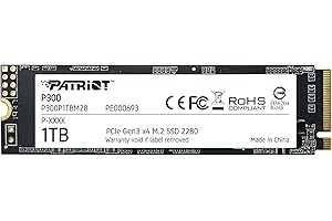 PATRIOT MEMORY Patriot P300 M.2 PCIe Gen 3x4 1 TB SSD