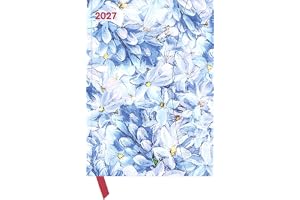 Bright Flowers 2027: Buchkalender 16x22 cm - Wochenplaner mit Magnetverschluss, Leseband, internationalen Feiertagen & Orga- und Noitzteil für Natur- & Blumenliebhaber