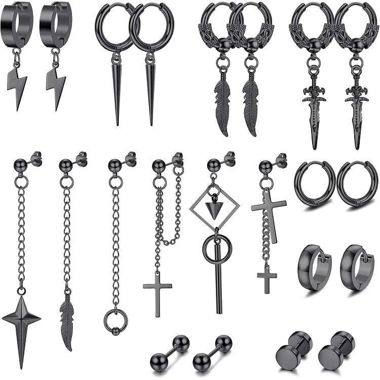 Ro Rox Gothic Spike Stirnband Mit Nieten – Punk-Style, Einheitsgröße, Für Konzerte & Alltag