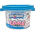 Cra-Z-Slimy 24oz Premade Slime, Cake Scented Clear Slime Stretchy Glossy Non-Sticky 1.5lb Slime Bucket with Add-ins, Blue,white