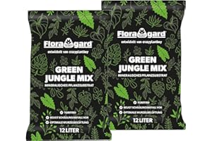 Floragard Green Jungle Mix - Mineralisches Pflanzsubstrat - 2x12 Liter