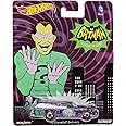 Batman Classic TV Series Hot Wheels Diecast Metal 1:64 Scale Collectible Model Vehicle - (Riddler '70 Chevelle Delivery)