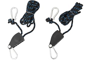 AUTOLIGHT 24 2X Flaschenzug Handzug Hebezug mit Ratsche Seil 2,5M 136kg Umlenkrolle Seilzug