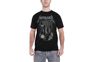Live Nation Men's Metallica - Kirk Ouija Guitar Crew Neck Short Sleeve T-Shirt